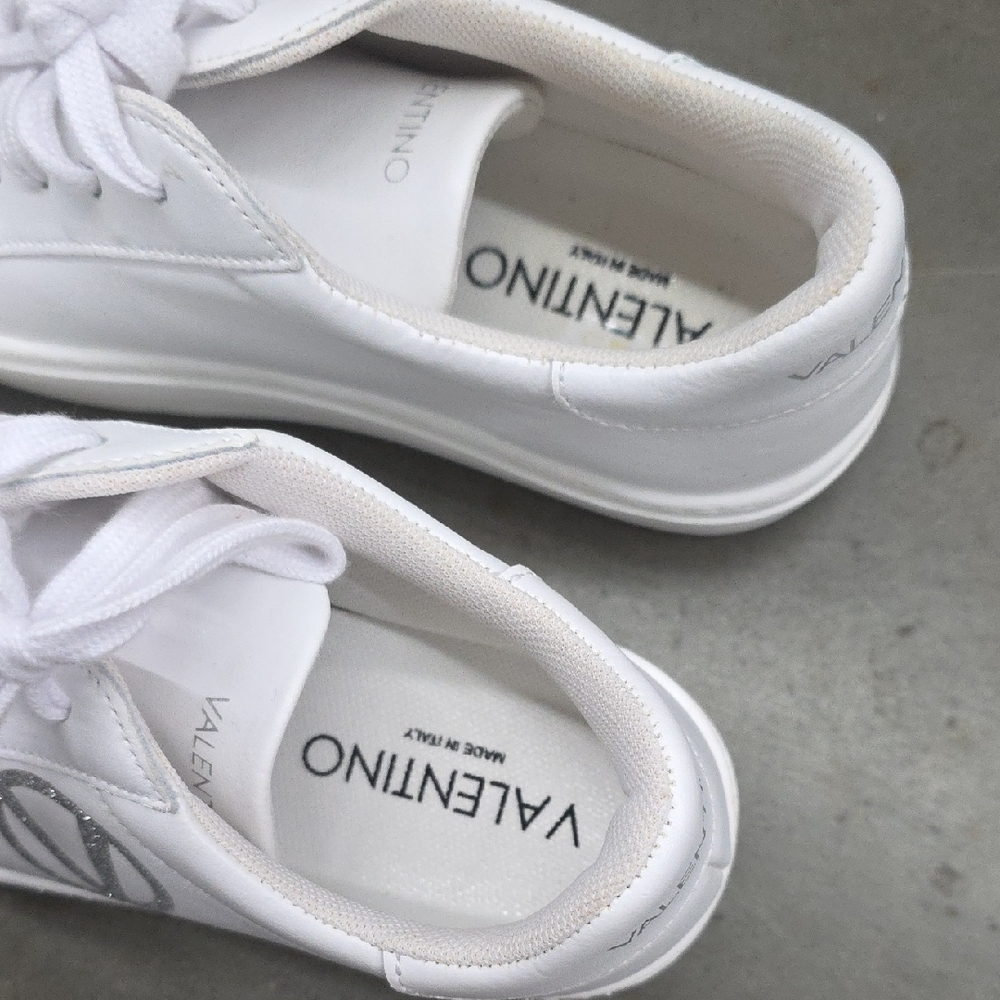 Brand New All White Valentino Sneakers - Picture 2 of 10
